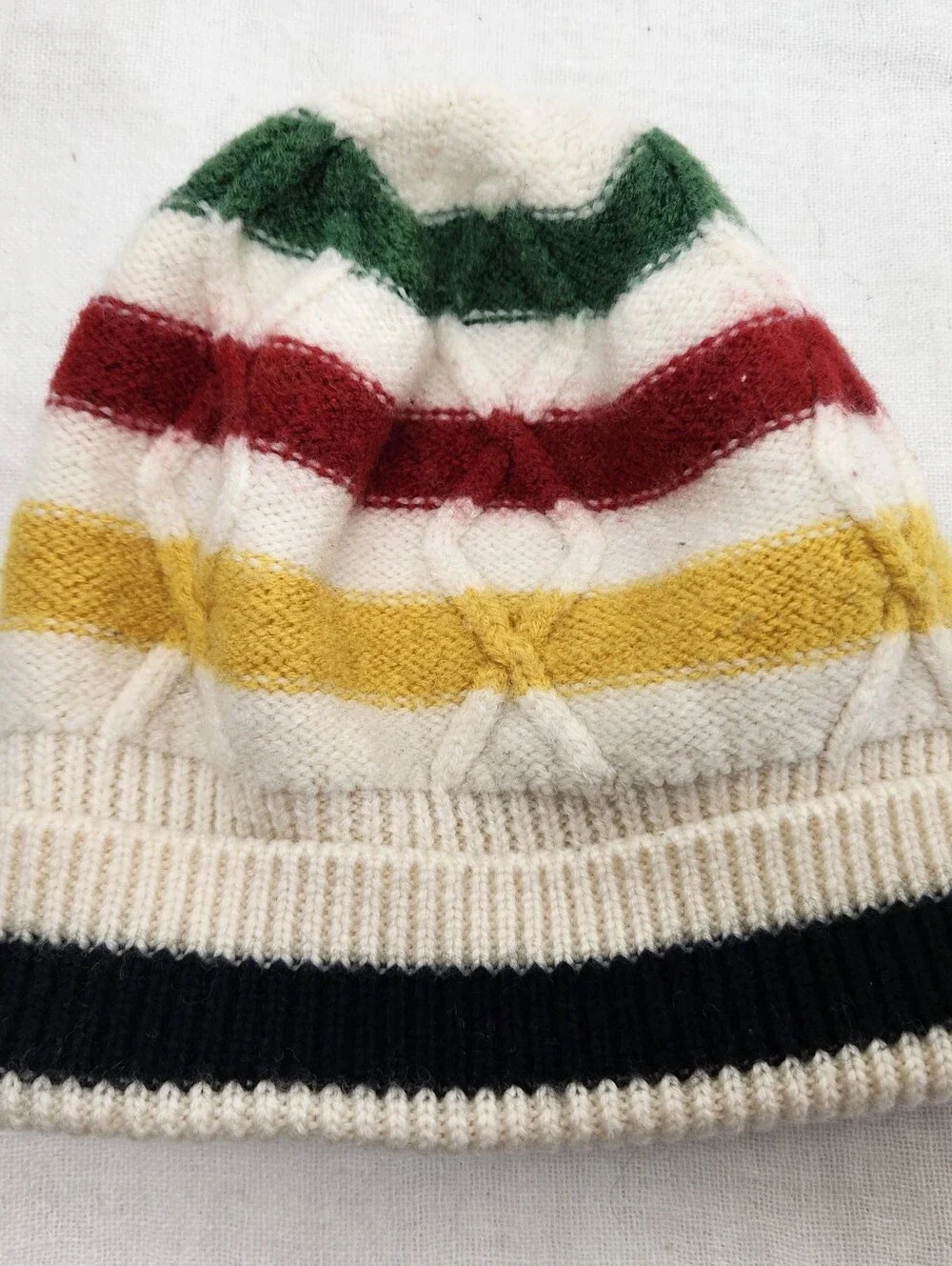 Pendleton Youth OS Merino Wool Striped Knit Beanie (Flaws)